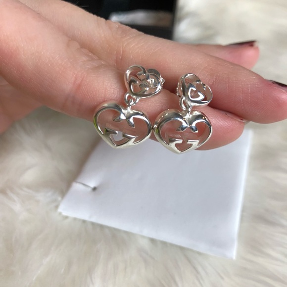 NIB GUCCI Love Britt Double G Earrings - Picture 3 of 8